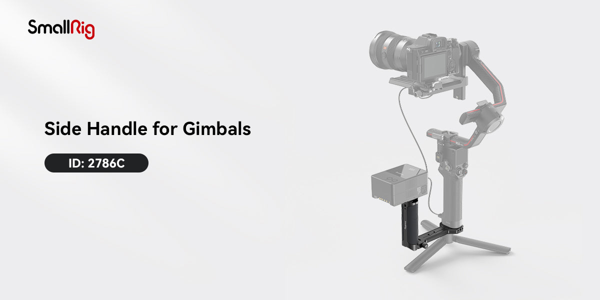 SmallRig  RS 4 mini Side Handle for DJI RS 4 mini /SC/ RS 2/ RSC 2/ RS 3 / RS 3 Pro / RS 3 mini / RS 4/ RS 4 Pro Cold Shoe Mount