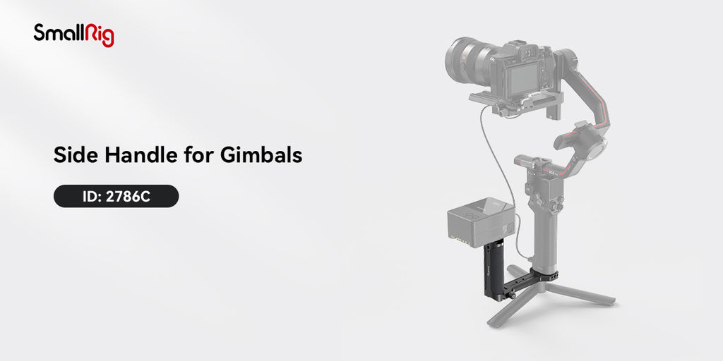 SmallRig  RS 4 mini Side Handle for DJI RS 4 mini /SC/ RS 2/ RSC 2/ RS 3 / RS 3 Pro / RS 3 mini / RS 4/ RS 4 Pro Cold Shoe Mount