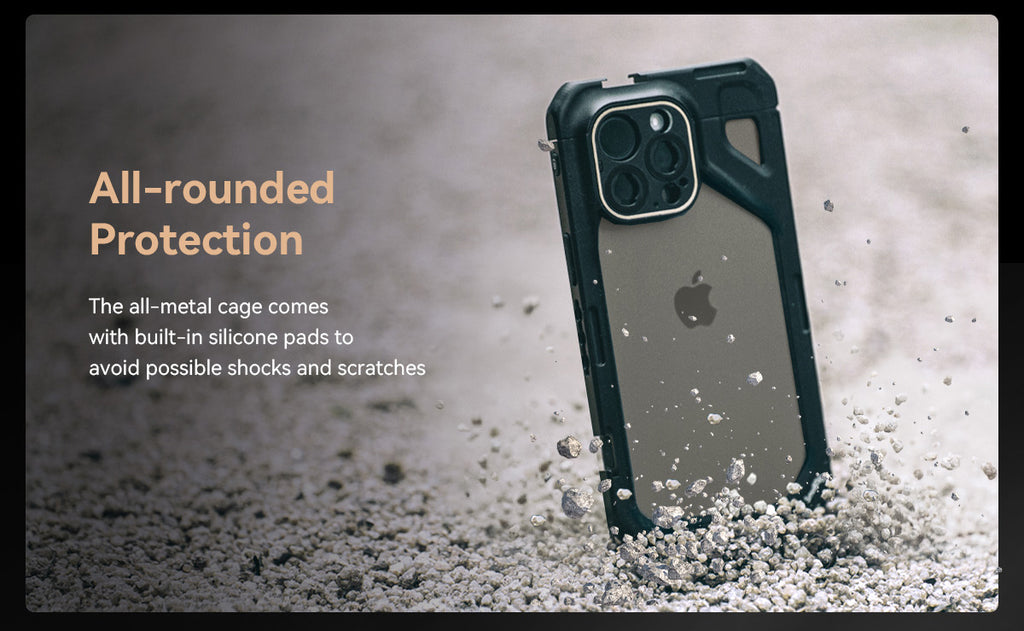 SmallRig Phone Cage for iPhone 15 Pro/15 Pro Max for Video Vlogging