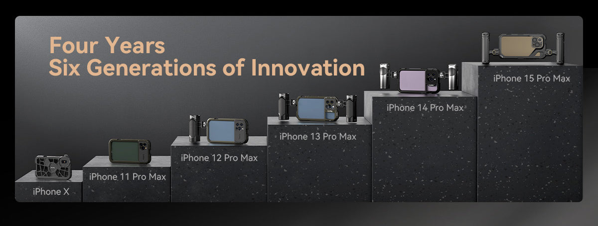 SmallRig Phone Cage for iPhone 15 Pro/15 Pro Max for Video Vlogging