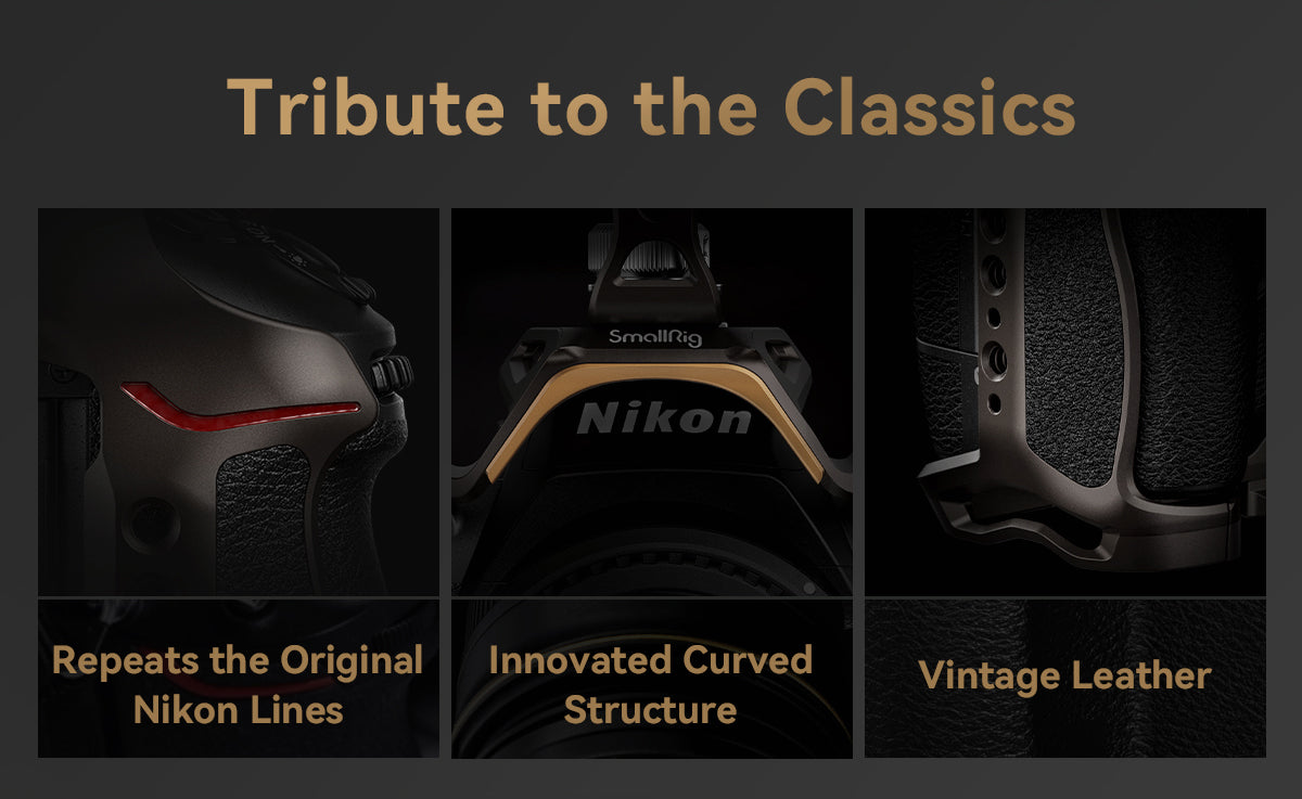 SmallRig "Night Eagle" Cage Kit for Nikon Z 8 New Design and Coloring with Top Handle and USB-C Cable Clamp 4317