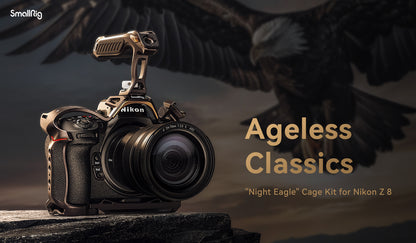 SmallRig "Night Eagle" Cage Kit for Nikon Z 8 New Design and Coloring with Top Handle and USB-C Cable Clamp 4317