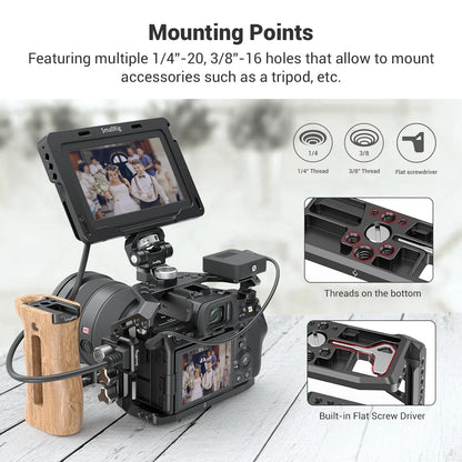 Smallrig A7S3 Camera Cage Rig A7SIII Form-fitting Cage for Sony Alpha 7S III Camera Cage A7siii Cage Rig Set 2999