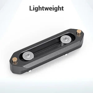 SmallRig Quick Release Safety Nato Rail 70mm Long with Spring Loaded Pins for RED Epic / Scarlet, Black Magic- 1195B