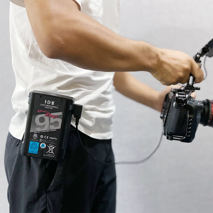 SmallRig Universal Mini V Mount Battery Plate with Belt Clip For A7S3 and other camera V mount batteries 2990