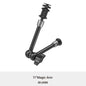 SmallRig Adjustable Friction Articulating Magic Arm 11" Long with Cold Shoe Mount Standard 1/4"-20 Threaded Screw Adapter