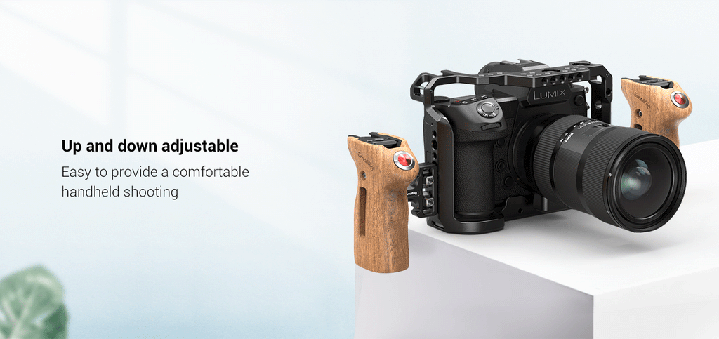 SmallRig Camera Cage Side Handle Featuring 1/4"Thread Holes With Remote Trigger For Panasonic Mirrorless Cameras 2934