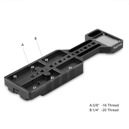 Smallrig VCT-14 Quick Release Tripod Plate With 1/4 3/8 Thread Holes for Camera Camcorder 2169