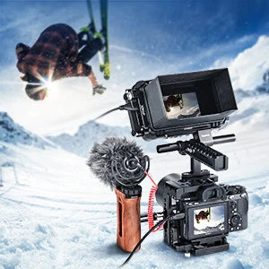 SmallRig Director's Monitor Cage for Atomos for Ninja V Feature with NATO rails on the top and bottom 2209