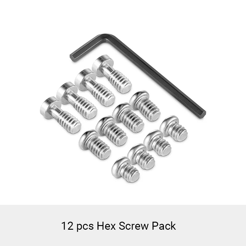 SmallRig Camera Screw Hex Screw 1/4 Inch 12pcs Pack for Camera Accessory replacement -1713
