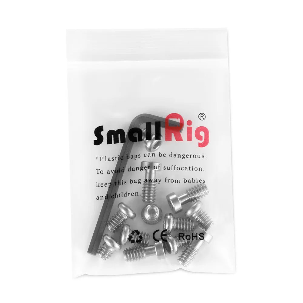 SmallRig Camera Screw Hex Screw 1/4 Inch 12pcs Pack for Camera Accessory replacement -1713