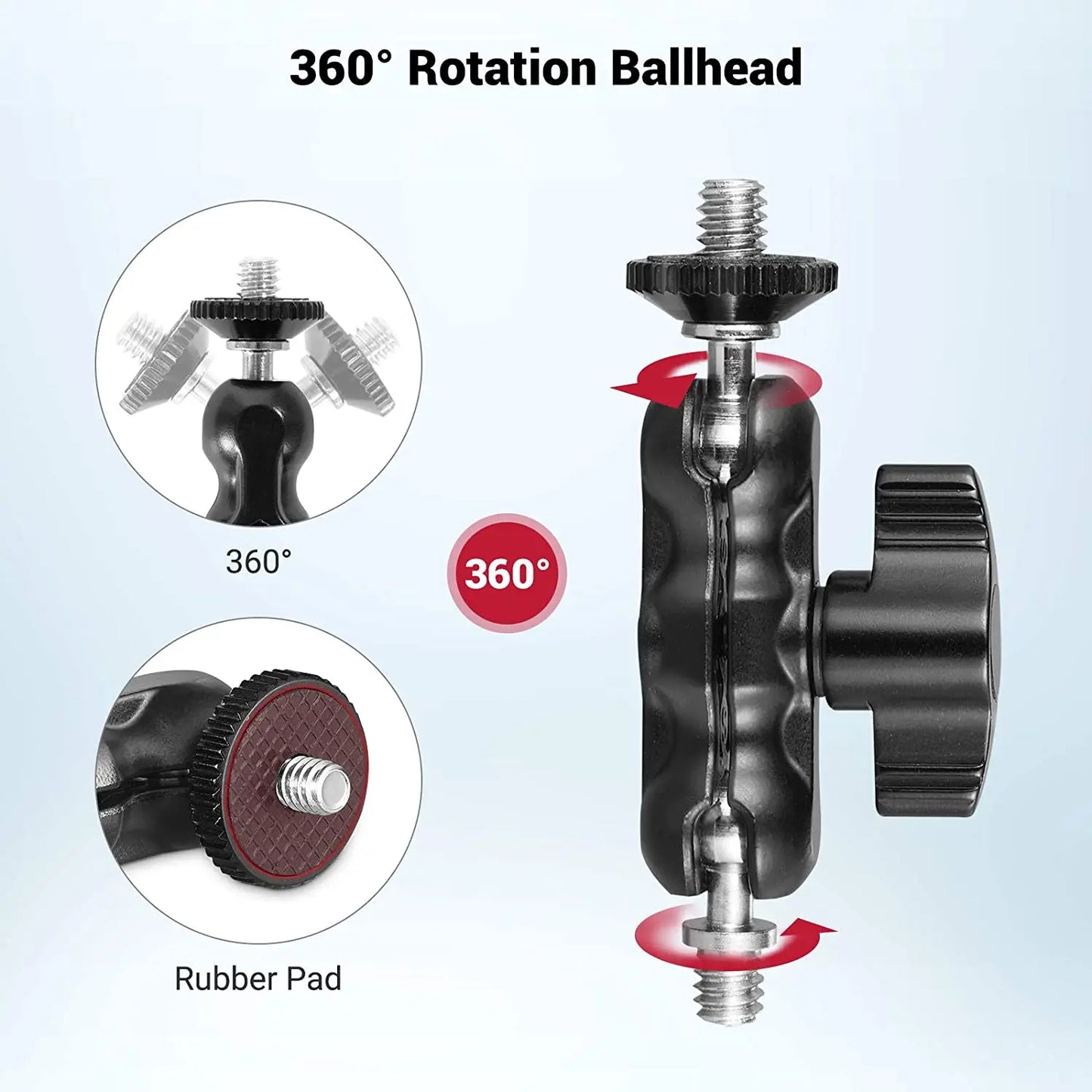 SmallRig Adjustable Universal Magic Arm with Small Ballhead – 1/4" Screw Mount