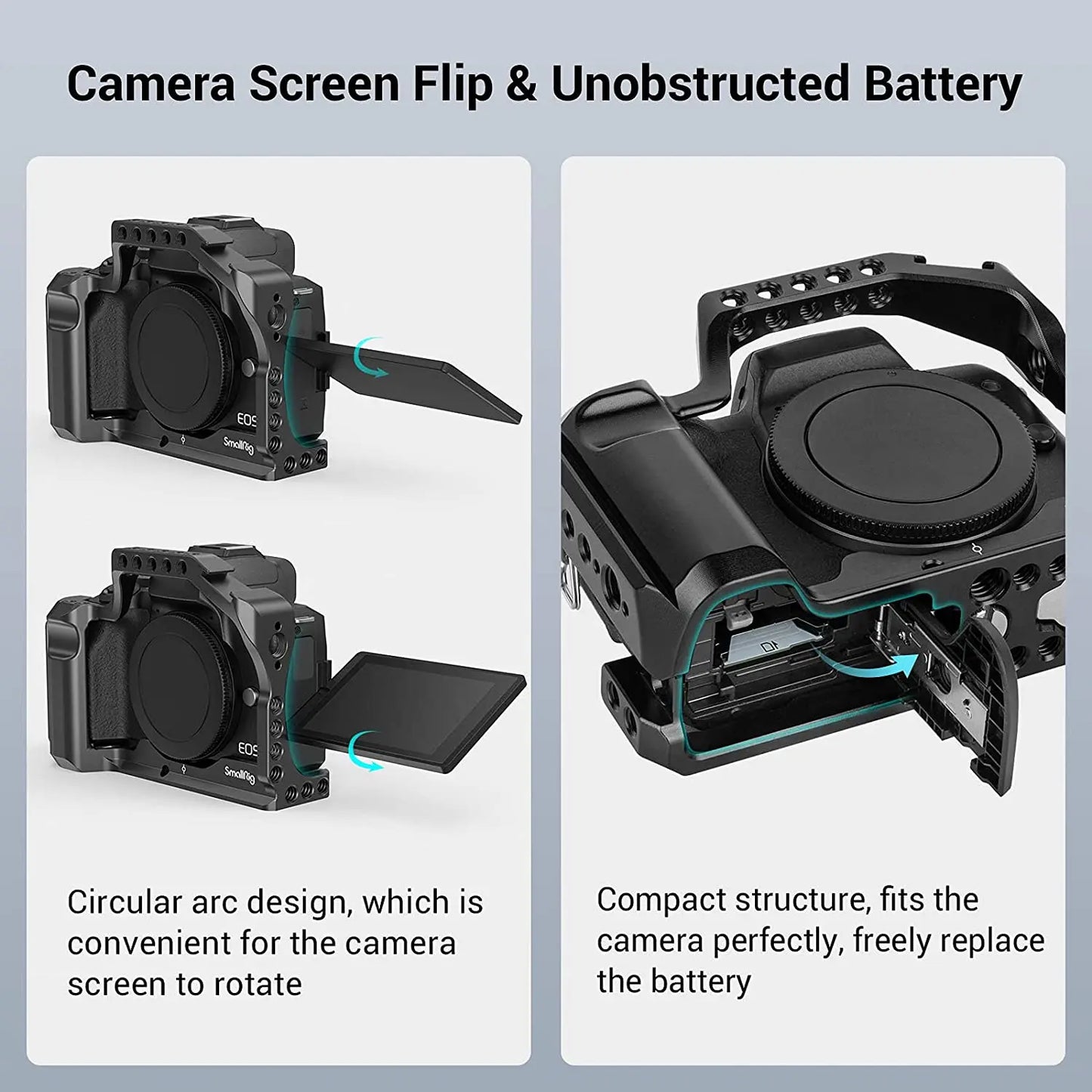 SmallRig M50 Camera Cage for Canon EOS M50 / M5