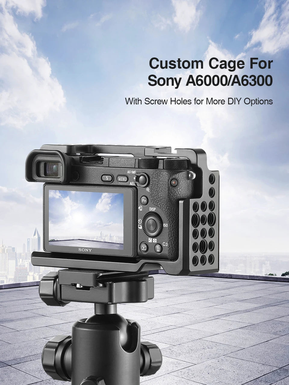 SmallRig Camera Cage Rig for Sony A6500 Cage for Sony A6300/A6000/A6500 Nex-7 Camera with Shoe Mount Thread Holes 1661