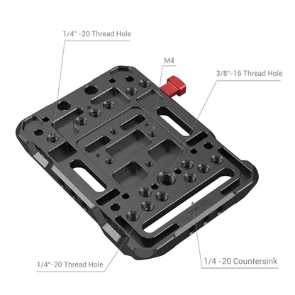 SmallRig V Mount Battery Plate, V-Lock Mount Battery Plate Quick Release Plate Universal Camera Accessories - 2988