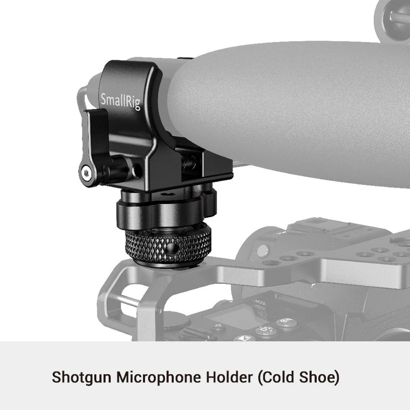 SmallRig Camera Universal Microphone Suspension Shock Mount for Camera Shoes and Boompoles - 1859