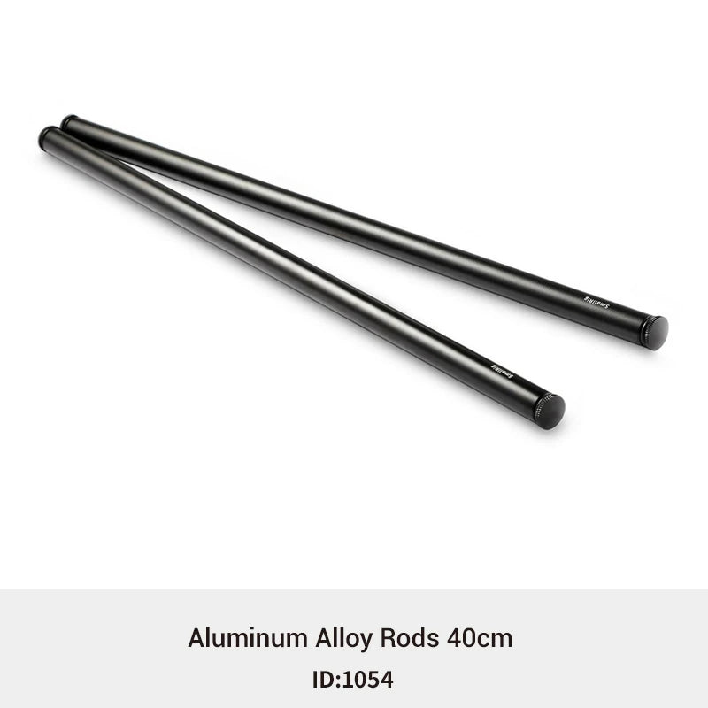 SmallRig Camera 15mm Rail Rod Aluminum Alloy Rod with M12 Female Thread DSLR Rig - 40cm 16 Inches Long 1054 (Pack of 2)
