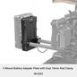 SmallRig V Mount Battery Adapter Plate with Crab-Shaped/Crab-Shaped /Adjustable Arm Clamp 3202/3203/3204