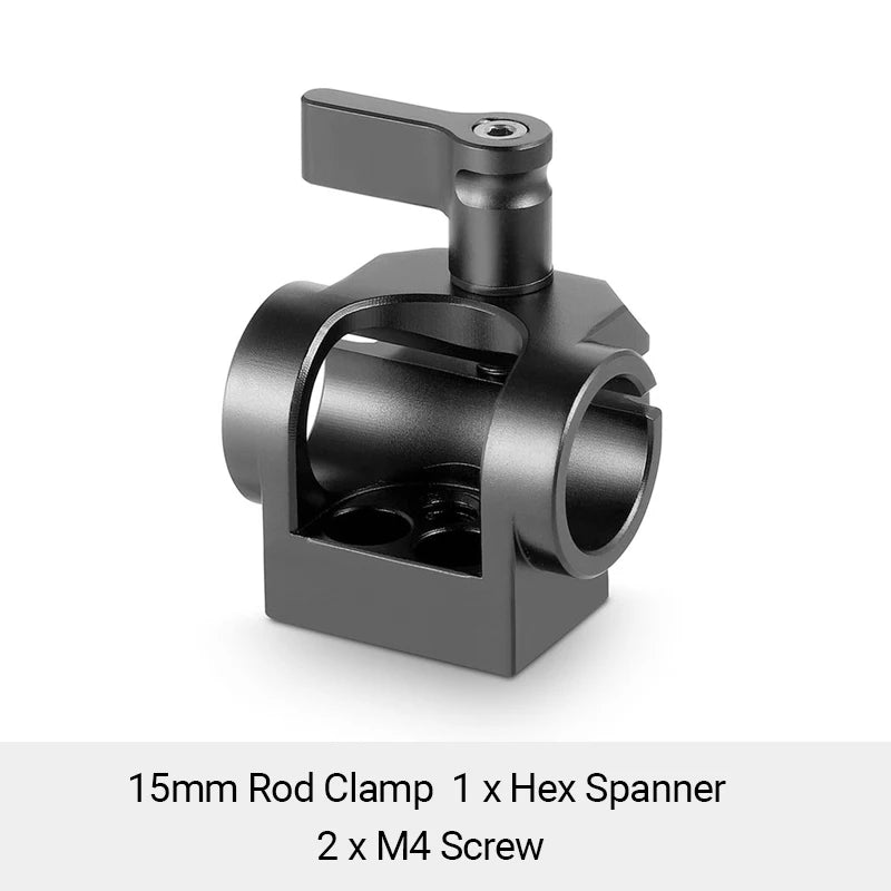 SmallRig 1PCS / 2PCS Lightweight Dual 15mm LWS Rod Clamp Railblock For Camera 15mm Rail Support System For Follow Focus 2061
