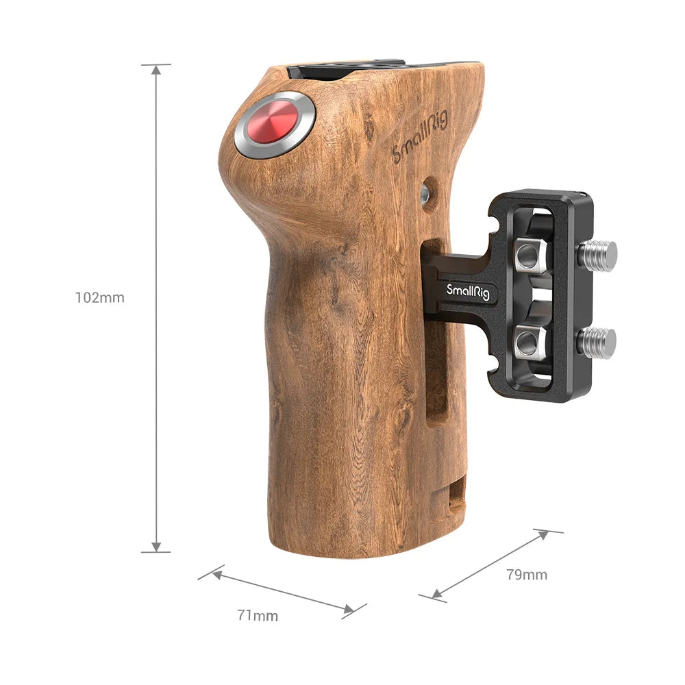 SmallRig Camera Cage Side Handle Featuring 1/4"Thread Holes With Remote Trigger For Panasonic Mirrorless Cameras 2934