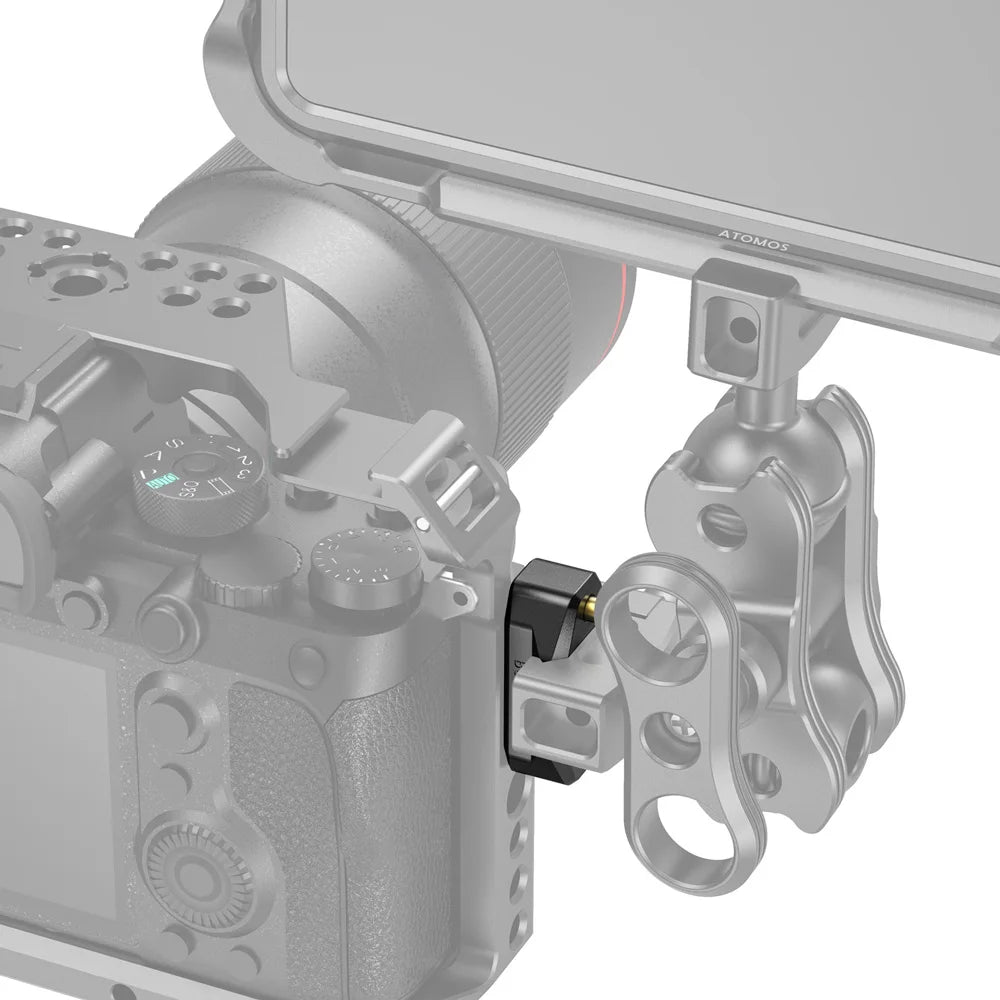 SmallRig DSLR Camera Quick Release NATO Rail with ARRI Locating Screw Anti Off Pins 35mm for Nato Handle  EVF Mount 2501