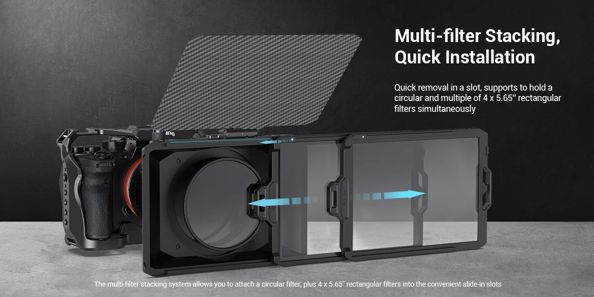 SmallRig Professional Mini Accessory Kit Include Mini Matte Box And Mini Follow Focu