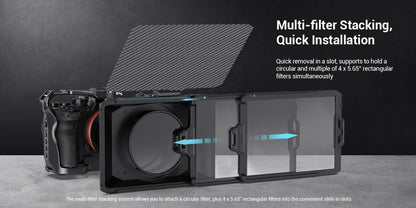 SmallRig Professional Mini Accessory Kit Include Mini Matte Box And Mini Follow Focu