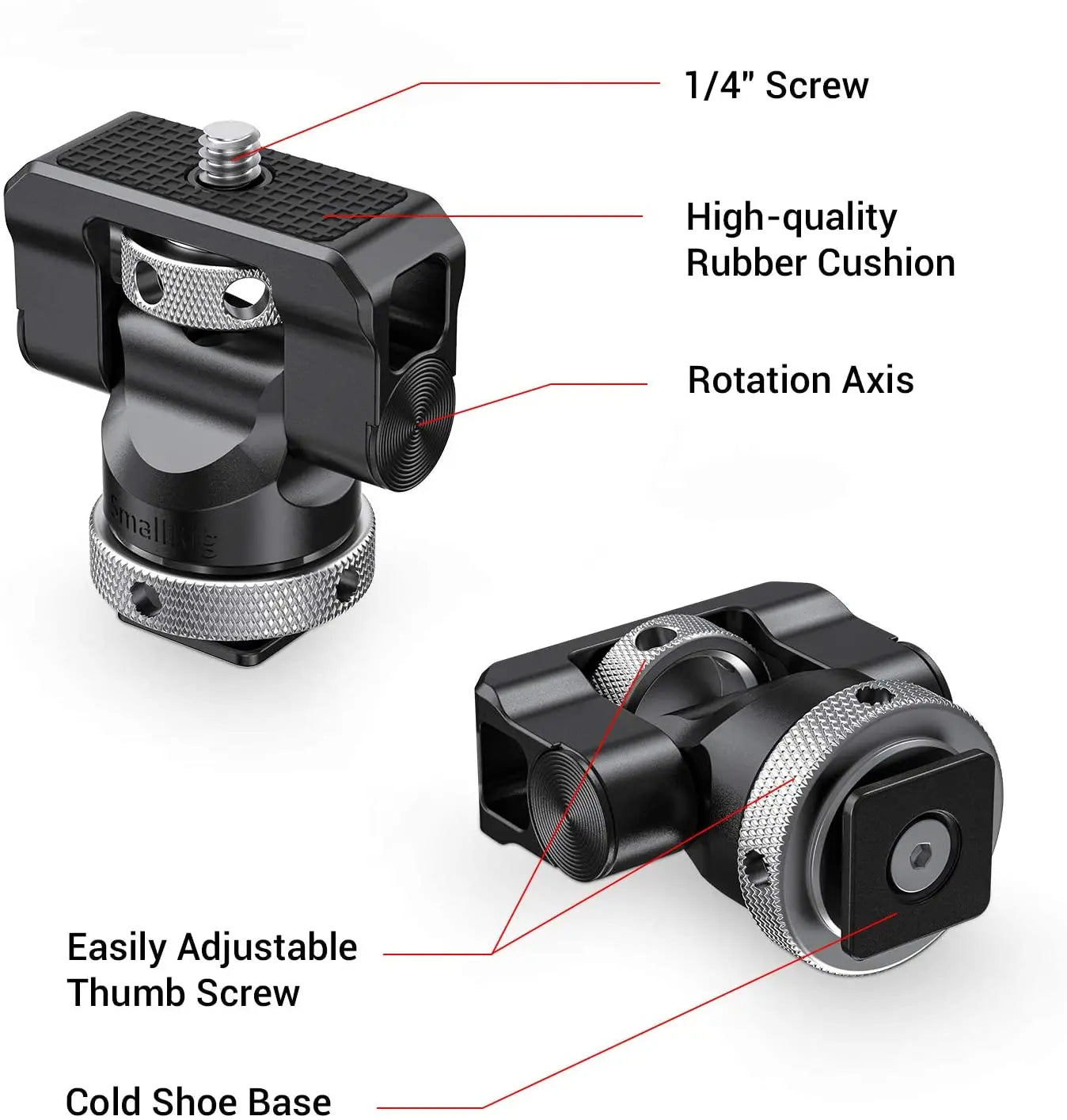 SmallRig Swivel and Tilt Monitor Mount with Cold Shoe BSE2346