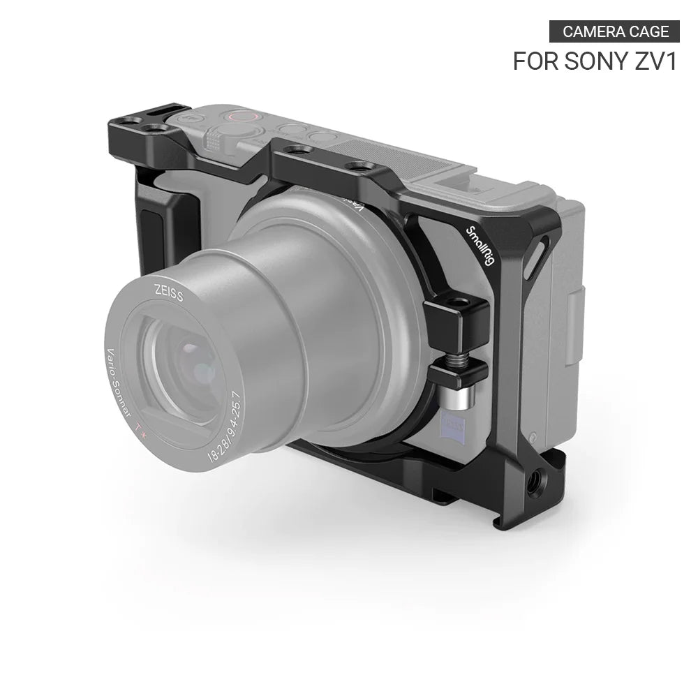 SmallRig Camera Cage for Sony ZV1 Camera Vlogging Camera Rig Light Weight Can attach with Tripod for Vlog Video 2938
