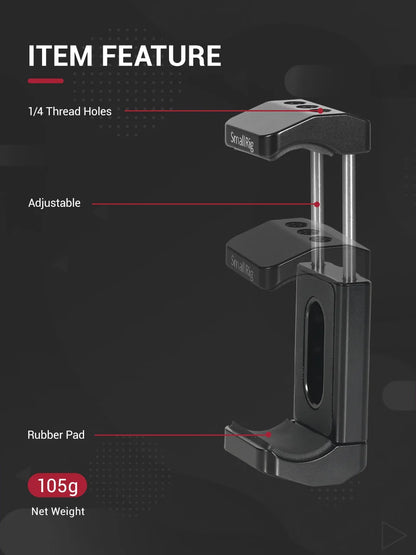 SmallRig Camera Bracket Power Bank Clamp Holder fr Portable Power Banks for Power bank with width ranging from 51mm to 87mm 2336