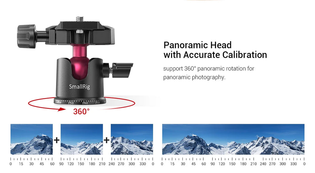SmallRig Universal Tabletop Mini Tripod with Panoramic Ball Head Tripod for Phone Tripode for Camera ,DSLRs Adjustable 2664