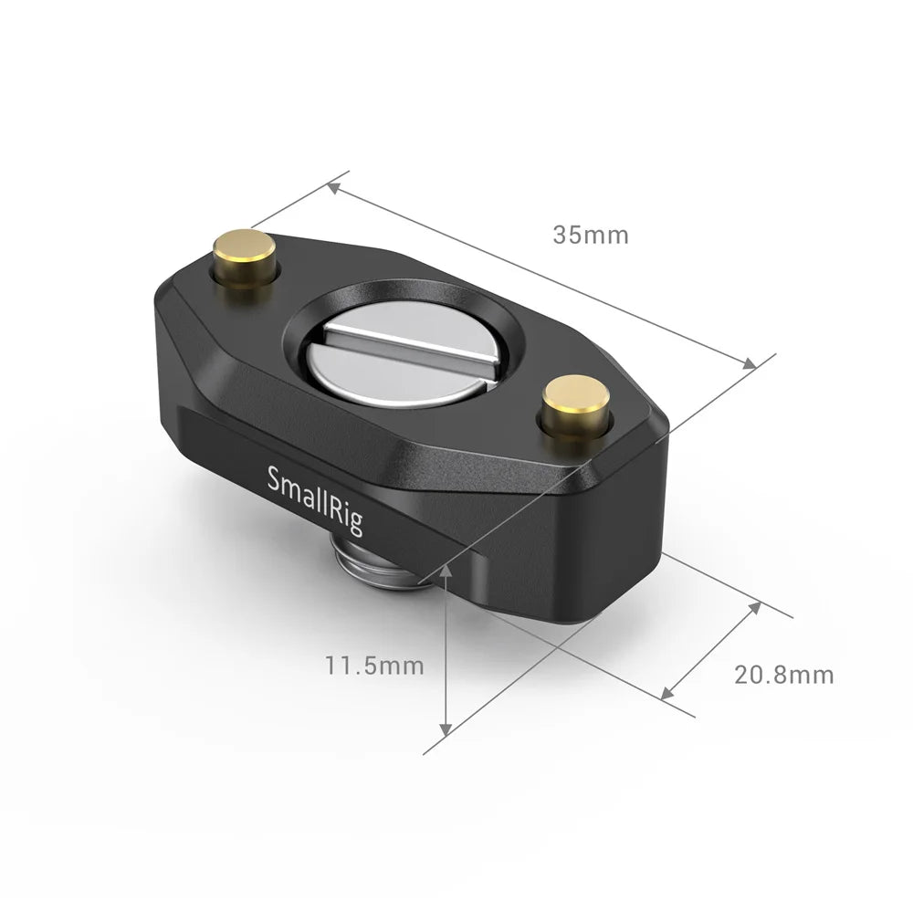 SmallRig DSLR Camera Quick Release NATO Rail with ARRI Locating Screw Anti Off Pins 35mm for Nato Handle  EVF Mount 2501