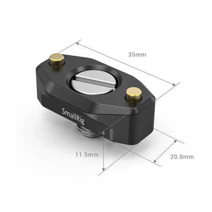 SmallRig DSLR Camera Quick Release NATO Rail with ARRI Locating Screw Anti Off Pins 35mm for Nato Handle  EVF Mount 2501