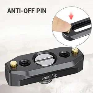 SmallRig DSLR Camer Quick Release Rig NATO Rail with ARRI Locating Screw 48mm/35mm for Microphone Monitor DIY Attachment 2521B