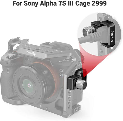 SmallRig Cable Clamp for Sony A7S III Camera Cage 2999 DIY Accessories 3000