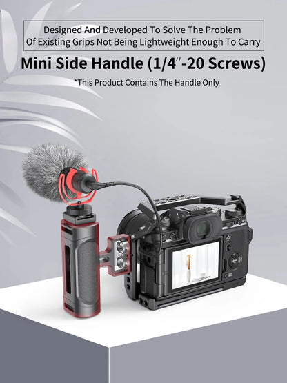 SmallRig Mini Camera Side Handle Handgrip with Two 1/4”-20 Screws  Mount for Mirrorless/ Digital Camera DSLR Camera 2916