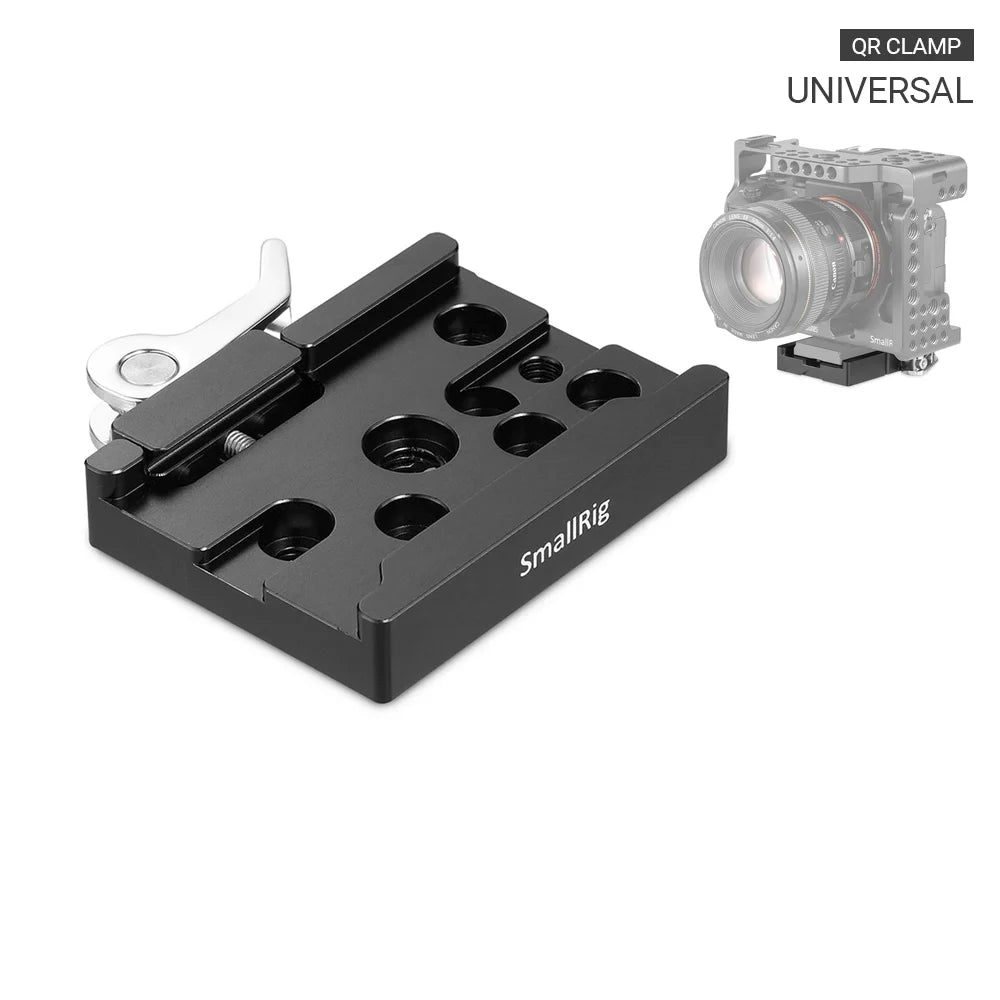 SmallRig Camera Monopod Head Quick Release Plate ( Arca-type Compatible) QR Plate For Arca-Swiss Plate Tripod Accessories 2143