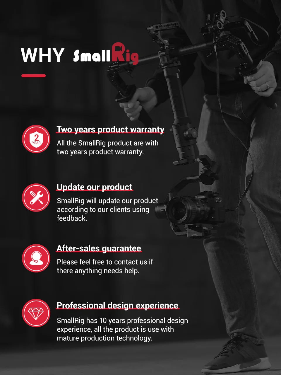 SmallRig Articulating Arm with Dual Ball Heads (1/4”-20 screw)