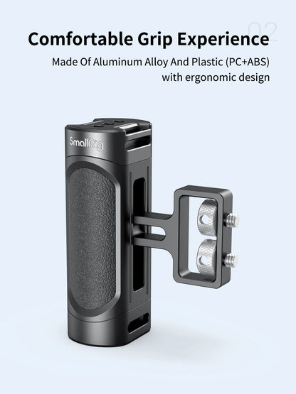 SmallRig Mini Camera Side Handle ARRI Locating / NATO Handgrip 1/4”-20 Screws Mount for Mirrorless Digital Camera DSLR Camera