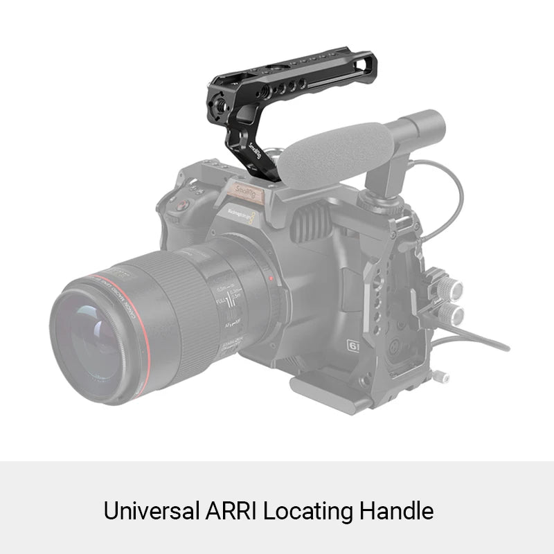 SmallRig Camera Top Handle with Cold Shoe DSLR Camera Rig For A6500 A73 A7III Z6 Camera Cage Funtional Cheese Hand Grip 1638