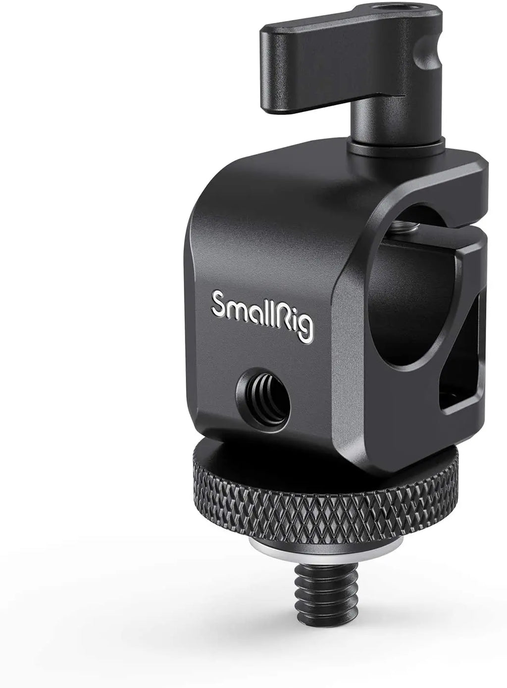 SMALLRIG 15mm Rod Clamp Rail Connector Rail Block with 1/4" Thread Hole to Attach Camera Microphones/Sound Recorders- 860