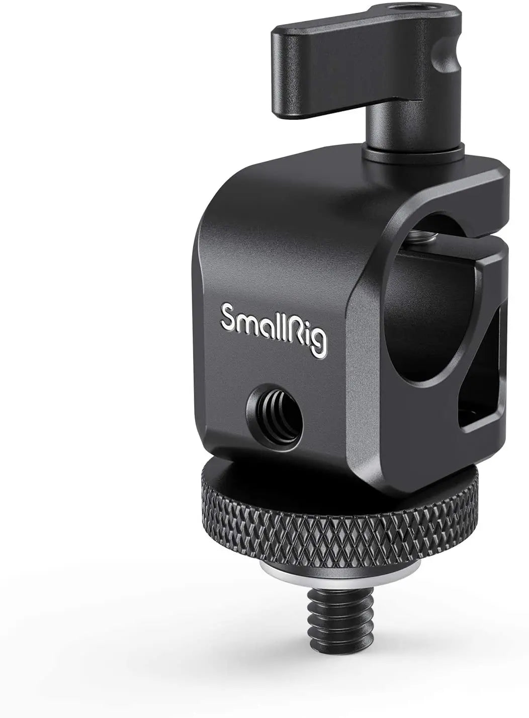 SMALLRIG 15mm Rod Clamp Rail Connector Rail Block with 1/4" Thread Hole to Attach Camera Microphones/Sound Recorders- 860