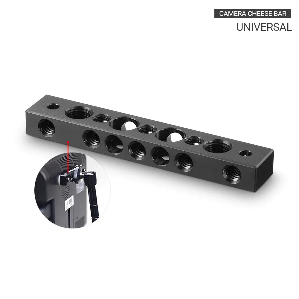 SmallRig Cool Cheese Bar with 1/4" & 3/8" Screw Holes - 1091