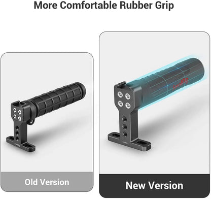 SmallRig Rubber Top Handle Grip with Top Cold Shoe Base for DSLR Camera Cage Video Camcorder Action Stabilizing Universal 1446C