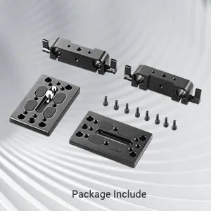 SmallRig Camera Mounting Plate Tripod Monopod Mounting Plate with 15mm Rod Clamp Railblock for Rod Support / Dslr Rig Cage-1798