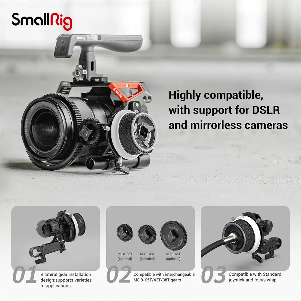 SmallRig Professional Mini Accessory Kit Include Mini Matte Box And Mini Follow Focu