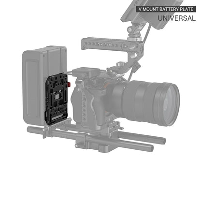 SmallRig V Mount Battery Plate, V-Lock Mount Battery Plate Quick Release Plate Universal Camera Accessories - 2988