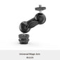 SmallRig Camera 5.5 inches Articulating Arm EVF Mount Microphone Mount Universal 1/4" to 1/4" Aluminum Magic Arm Camera 2065