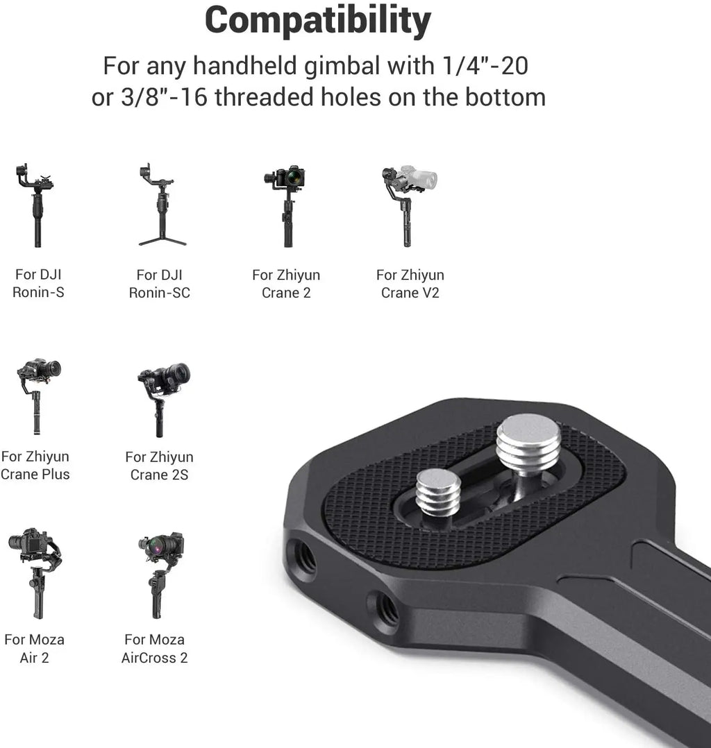 SmallRig  RS 4 mini Side Handle for DJI RS 4 mini /SC/ RS 2/ RSC 2/ RS 3 / RS 3 Pro / RS 3 mini / RS 4/ RS 4 Pro Cold Shoe Mount
