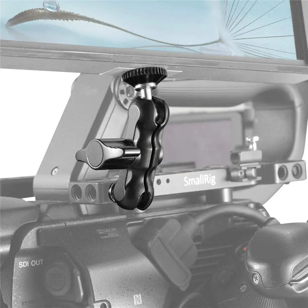 Brazo mágico universal ajustable SmallRig con cabezal esférico pequeño para monitor de cámara/soporte de luz LED con tornillo 1/4